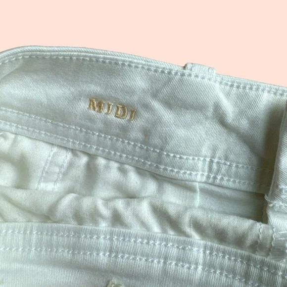 Americal Eagle Outfitters White Shorts | Super Stretch| Midi Size 8. - Picture 7 of 7